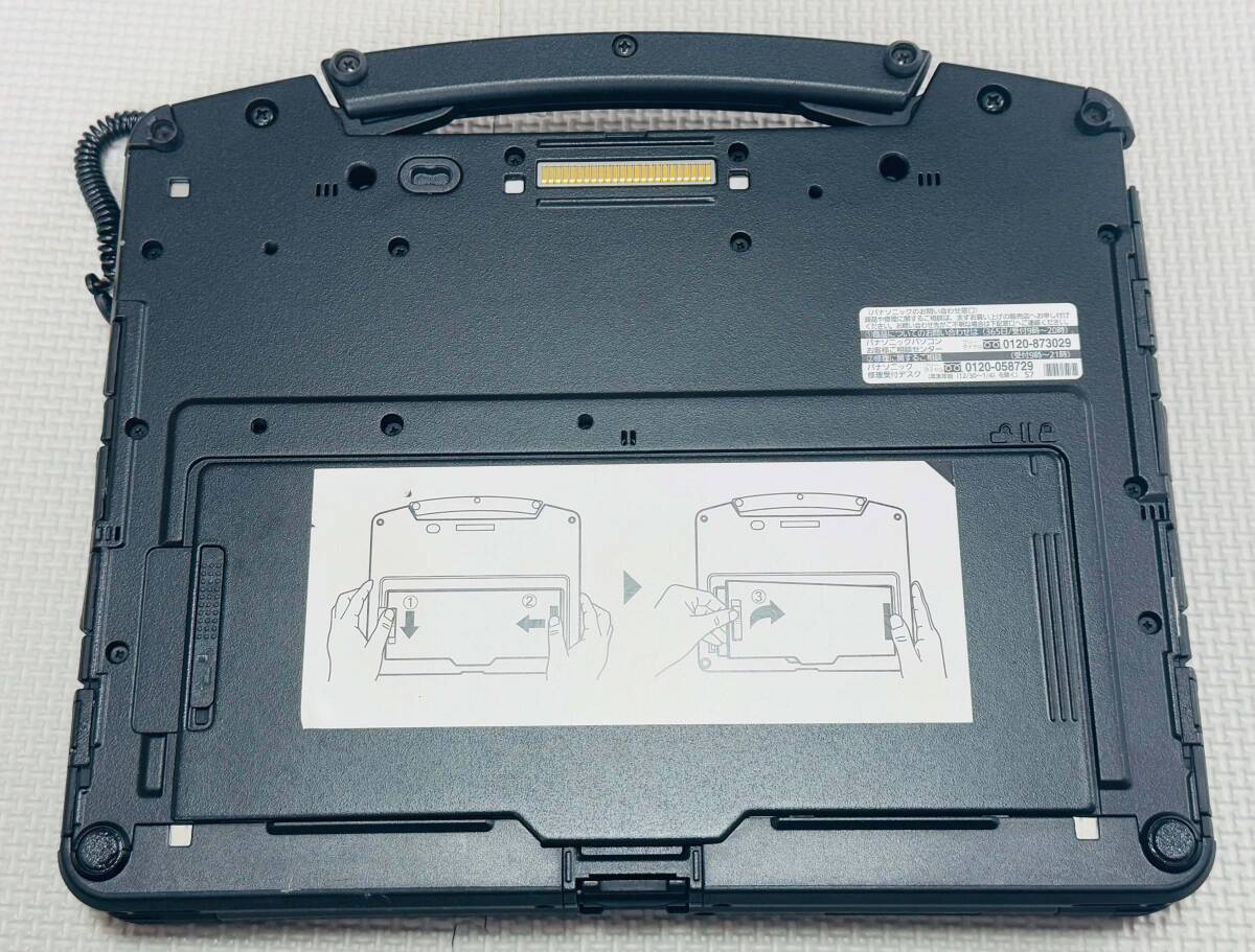  состояние хорошо WUXGA 10.1 дюймовый PANASONIC TOUGHBOOK CF-20 * Core i5-7Y57 память 8GB SSD 256GB камера авторучка есть Windows11 office2019