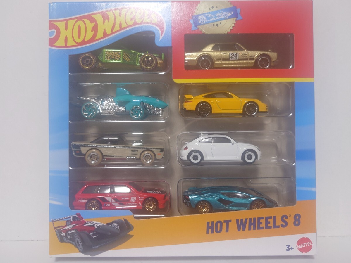 ホットウィール 8カーパック 日産スカイライン ランボルギーニなど_画像1