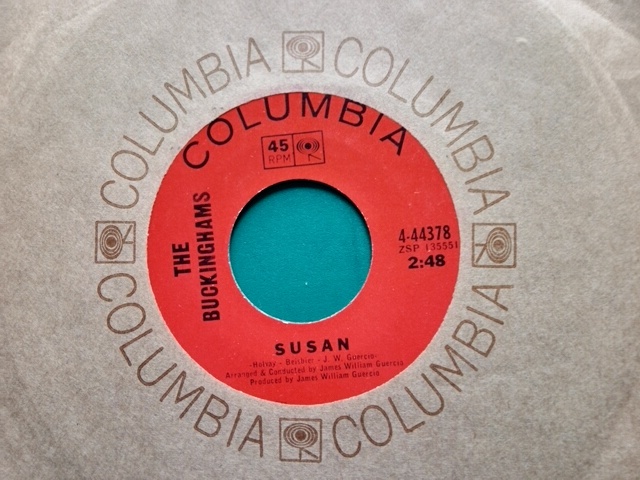★ＵＳ４５★バッキンガムズ「スーザン」「フォーリン・ポリシー」　　　　トップ１５ヒット１９６８年！！_画像1