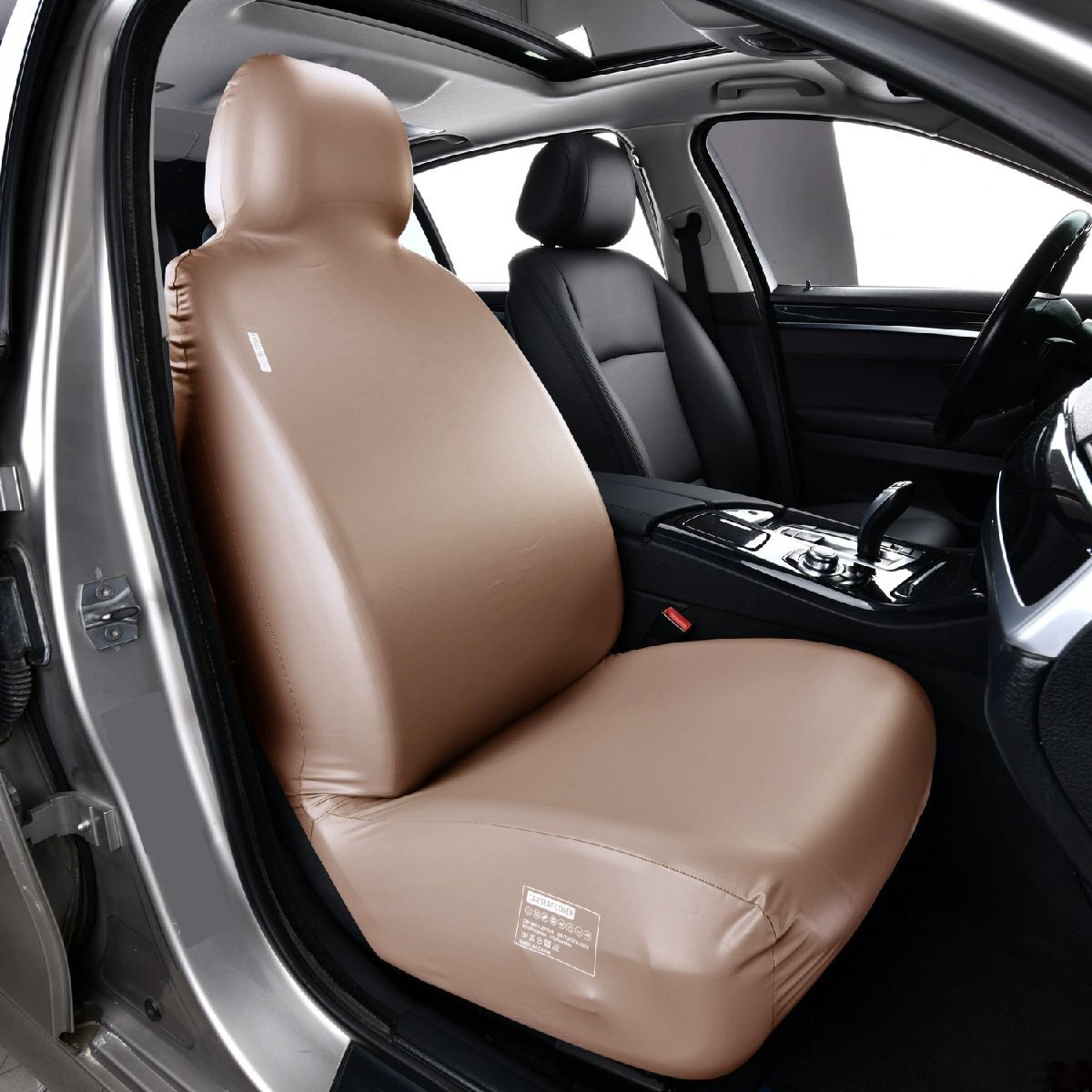 マツダ RX8 シートカバー 車 運転席 助手席 2席セット 防水 撥水 伸縮素材 軽自動車 ミニバン SUV ペット 子育て 汚れ防止 6色 FLA_画像3