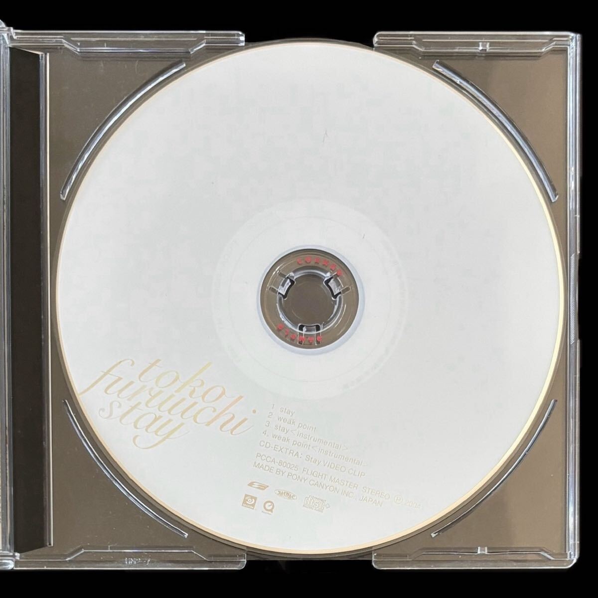 廃盤 PV収録CD-Extra仕様★古内東子 23rdシングルCD「stay」cw:「weak point」★2004年 春川仁志 帯付美品 CDシングル sgCD 12cmCD CDsg_画像8