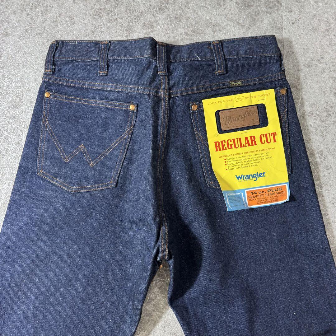 希少 デッドストック Wrangler レギュラーカット デニムパンツ W33_画像6