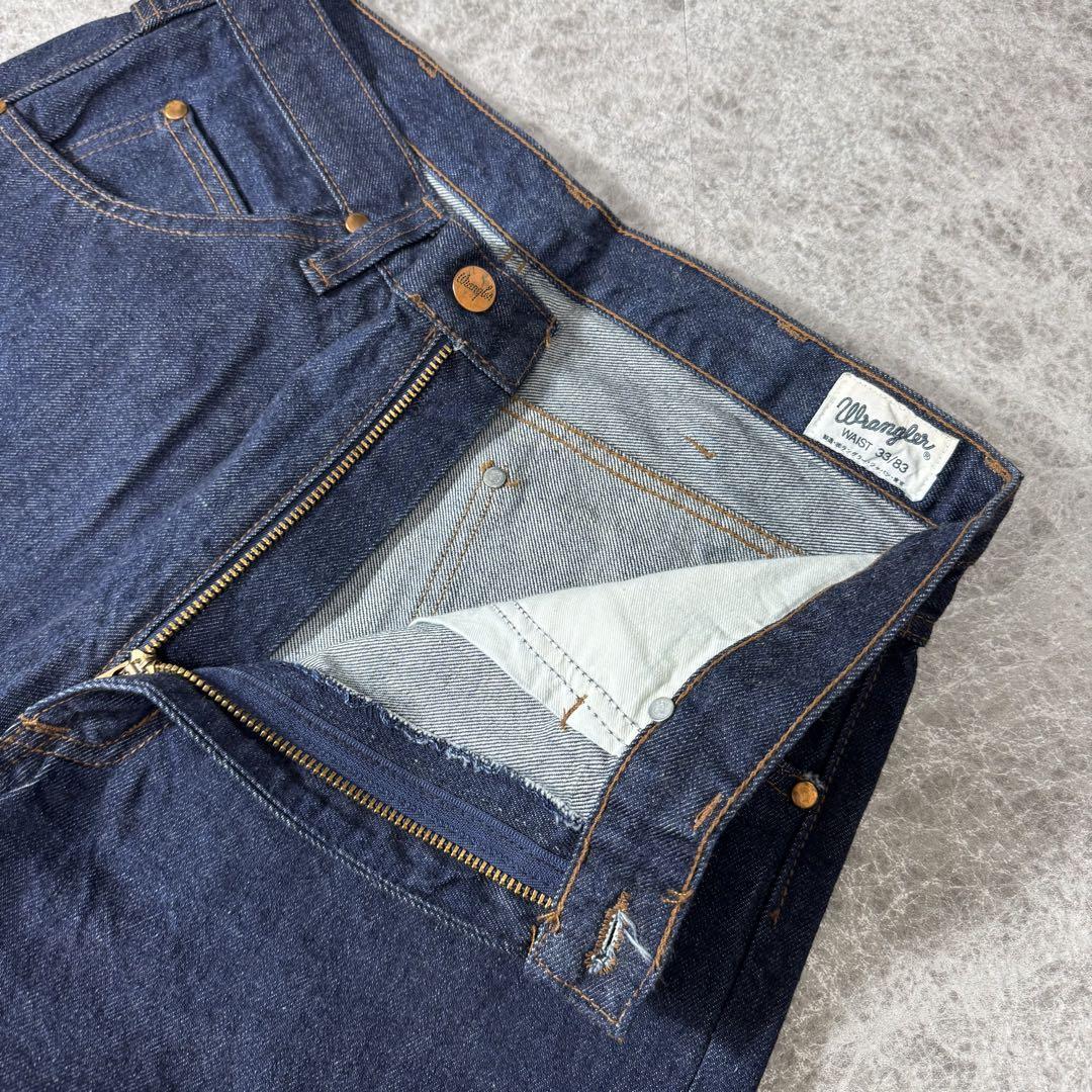 希少 デッドストック Wrangler レギュラーカット デニムパンツ W33_画像7