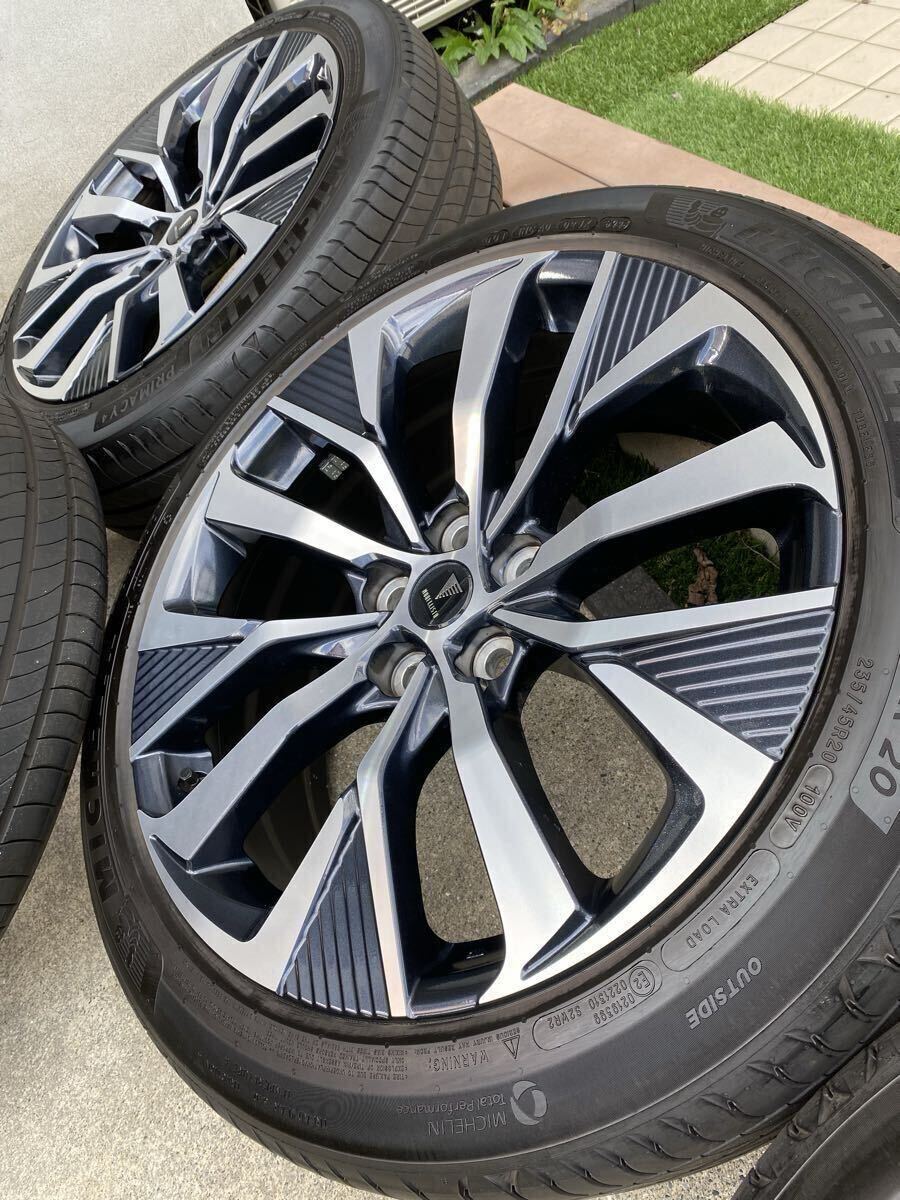 美品 40 アルファード 純正 モデリスタ ホイール 4本 セット ヴェルファイア ウイングダンサー Wingdancer XⅦ 235/45R20 ミシュラン_画像8