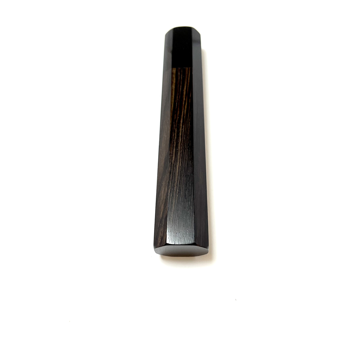 黒水牛角 黒檀 ★ 薄刃180 薄刃6寸 薄刃165 薄刃5.5寸 和包丁 菜切 柳刃 ふぐ引 蛸引 手作り包丁の柄 ★ 八角柄 ハンドル_画像6