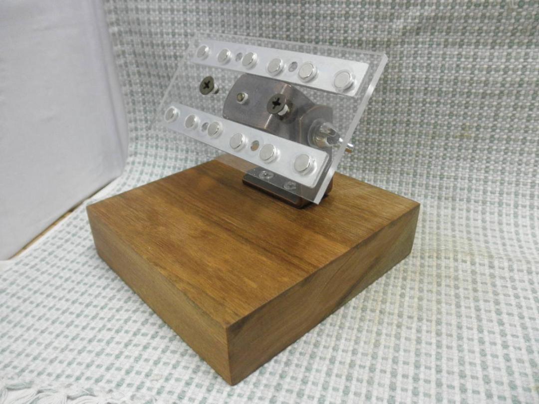 ★ 期間限定 特価 アレクサ Echo Show 5 卓上スタンド 下方モニター台 ウォールナット台 ハンドメイド品 ★_画像5