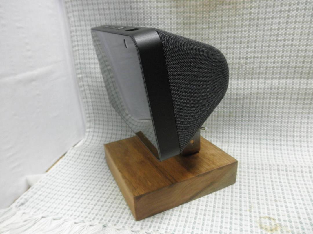 ★ 期間限定 特価 アレクサ Echo Show 5 卓上スタンド 下方モニター台 ウォールナット台 ハンドメイド品 ★_画像1