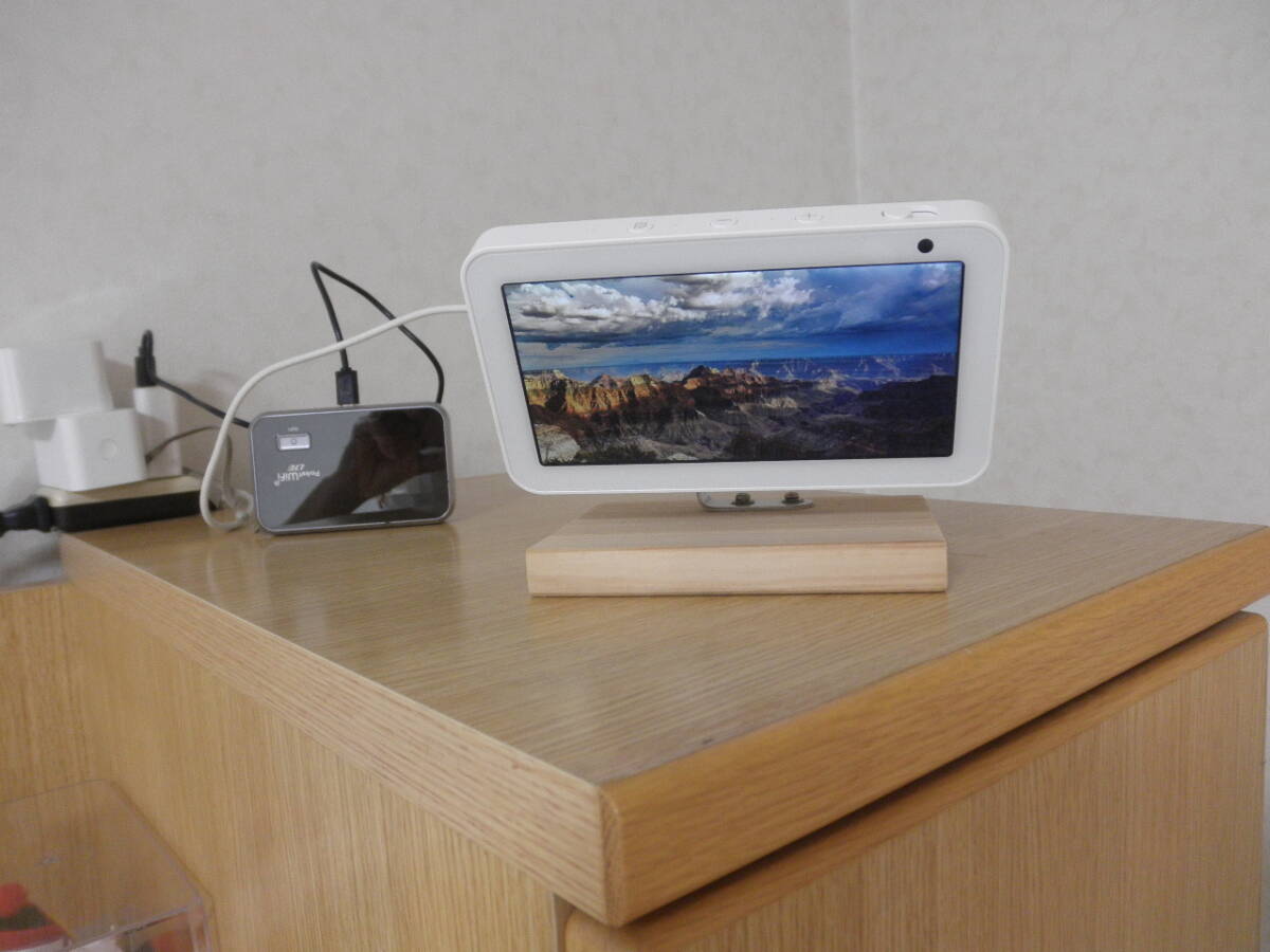★　廉価品　Amazon Echo Show 5　卓上スタンド　下方モニター台　★_画像9