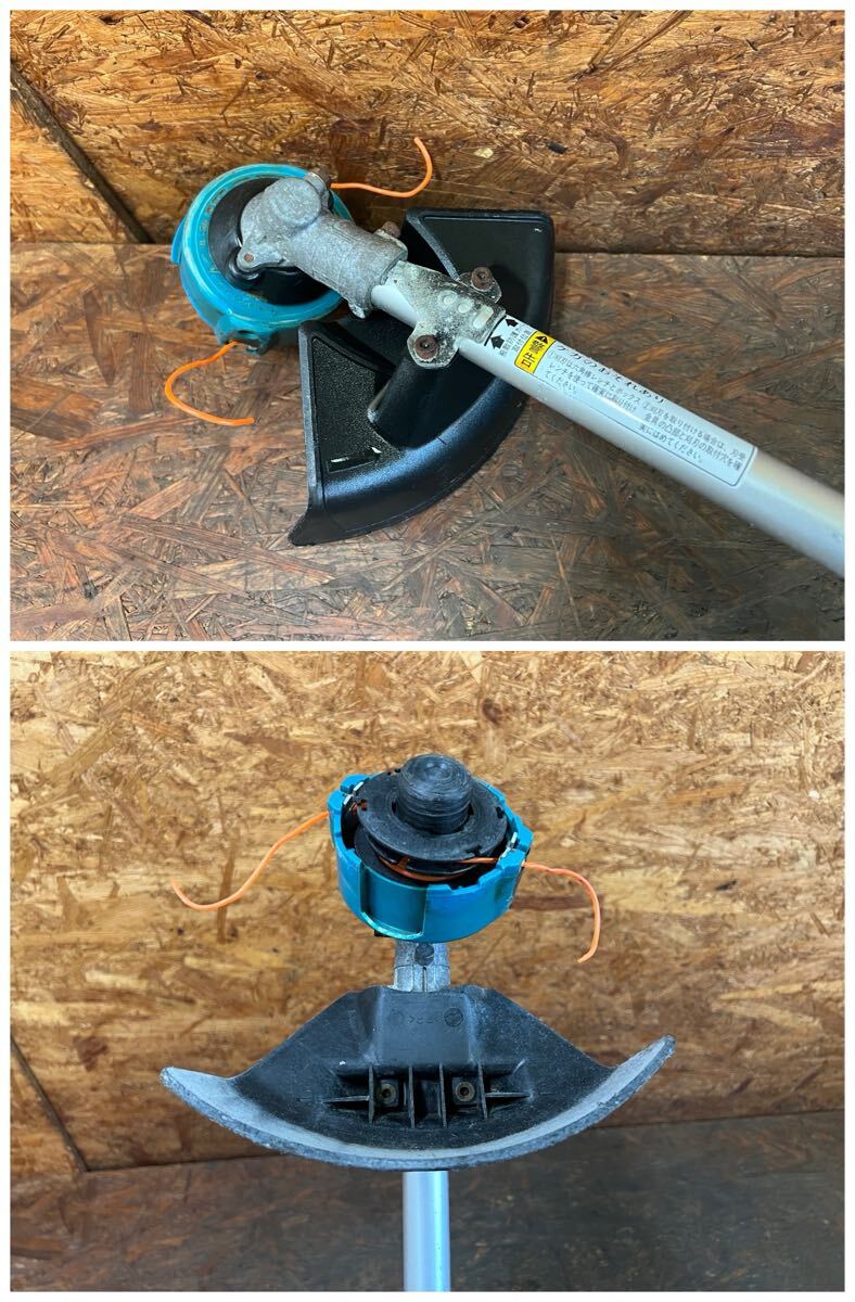 【10】23 草刈機 マキタ makita MEM212 2サイクルエンジン ナイロン刃 ナイロンコード 肩掛式 刈払機 刈取機 草刈り機 肩掛け_画像7