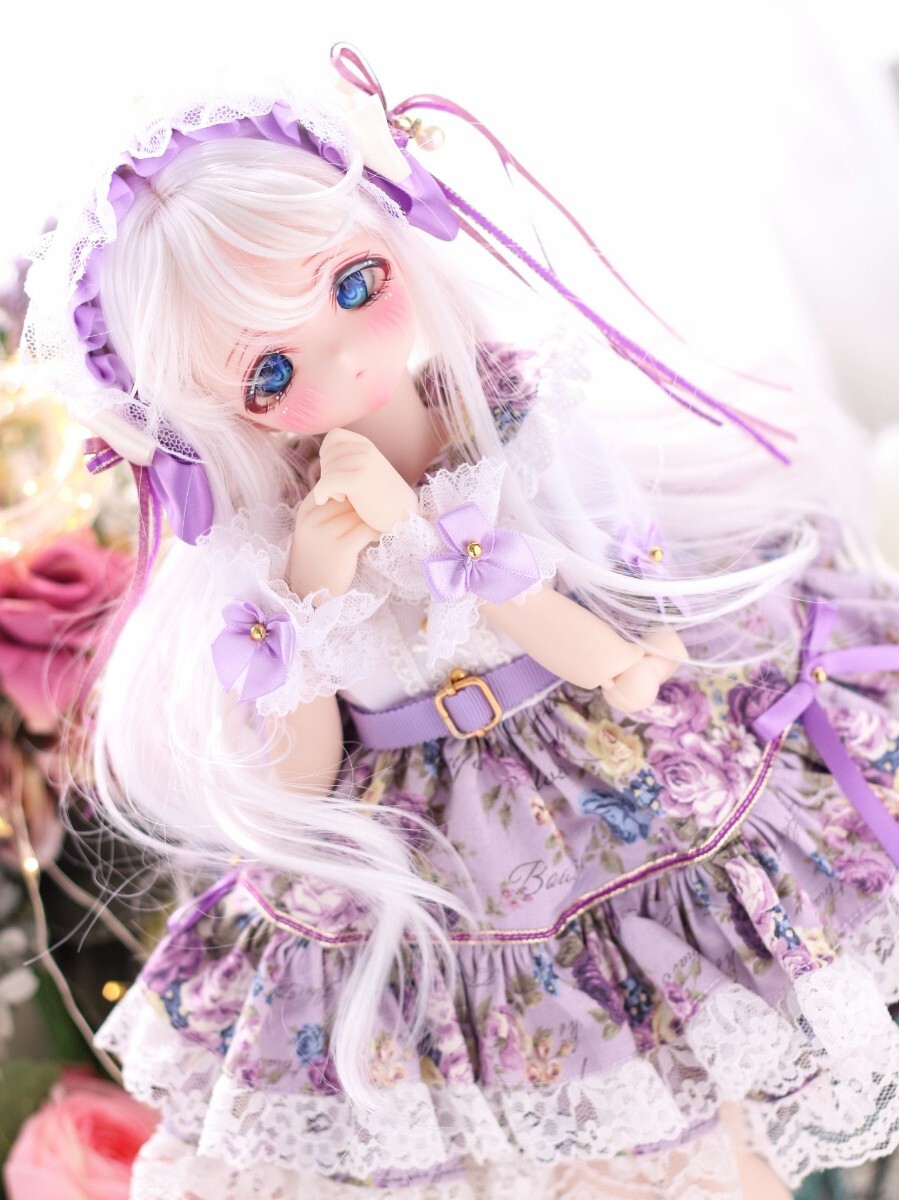 【シンティランテ】DDH-27 カスタムヘッド SW ソフビ盛り(難有り) + おまけ手描きアイ２組、ワンピース、カチューシャ