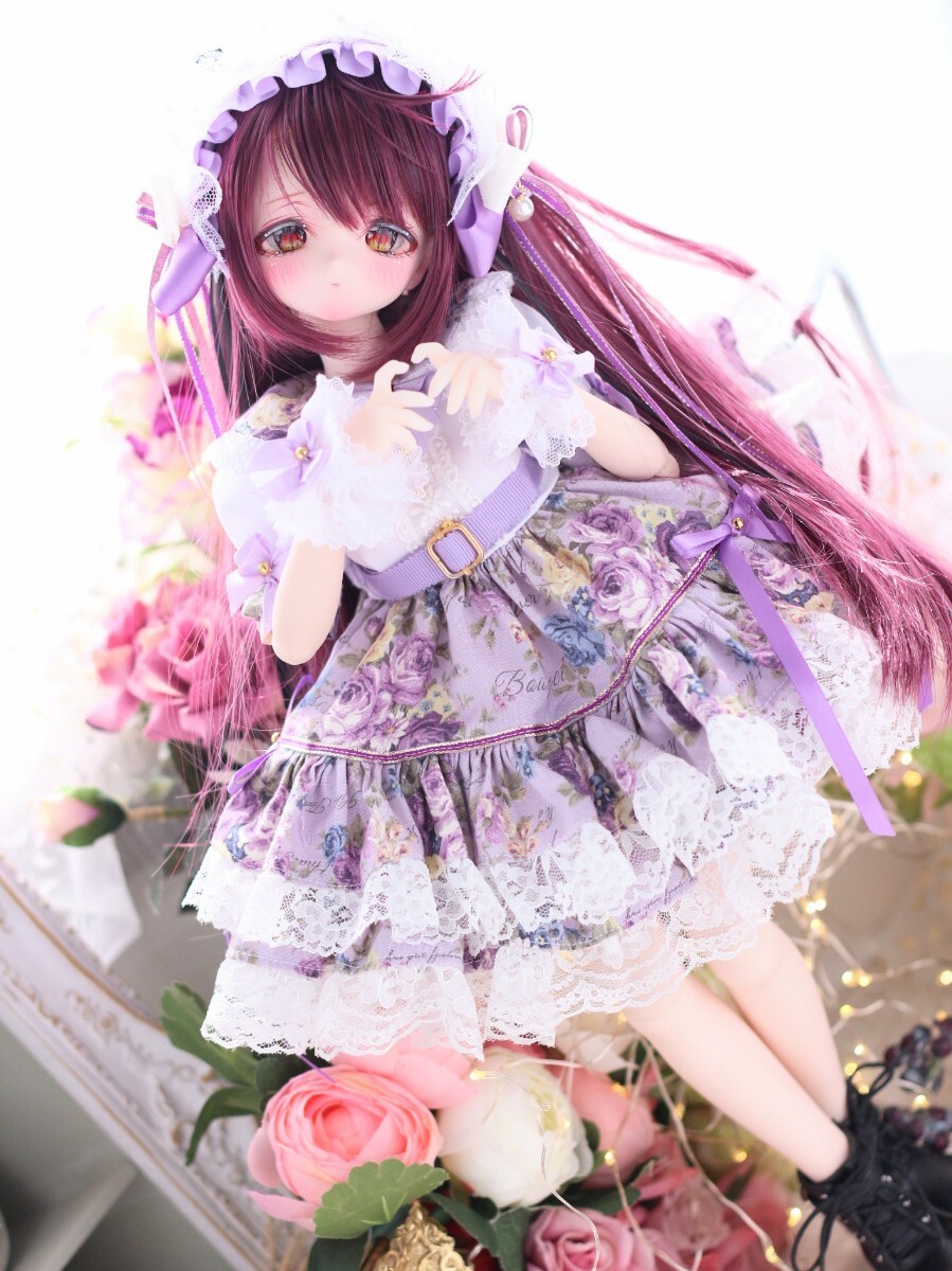 【シンティランテ】DDH-27 カスタムヘッド SW ソフビ盛り(難有り) + おまけ手描きアイ２組、ワンピース、カチューシャ