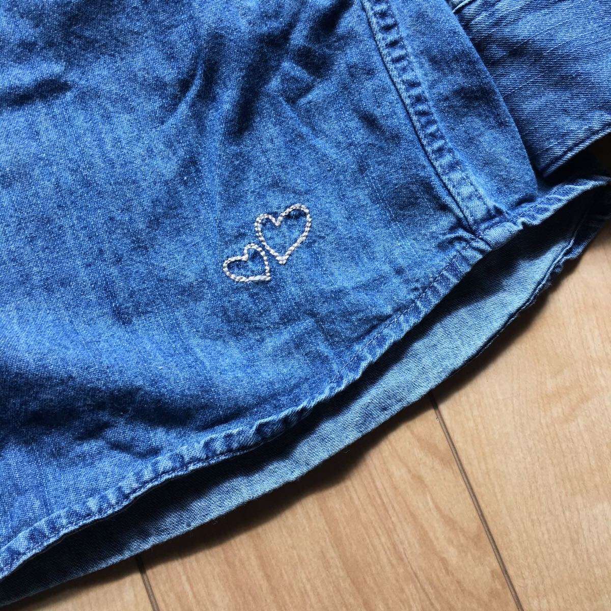 ラングラー×ナノユニバース 別注 ダンガリーシャツ 214-1-22 ブルー M_画像3