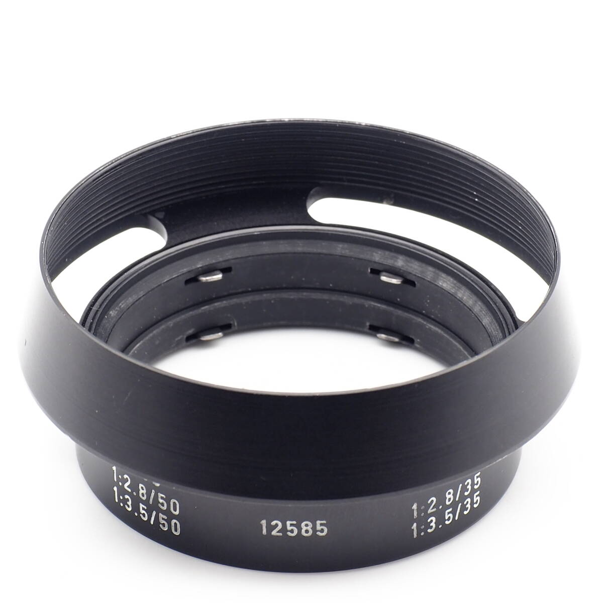 LEICA Metal Lens Hood 12585 for M/L39 E39 SUMMICRON 50mm F2 ELMAR 50mm F2.8 F3.5 SUMMARON 35mm F2.8 F3.5 LEITZ WETZLAR GERMANY_画像5