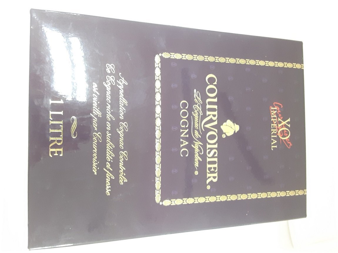 ★【古酒】クルボアジェ COURVOISIER XO グリーンボトル ブランデー コニャック 1000ml/40%【未開封】｛sk2802｝_画像8