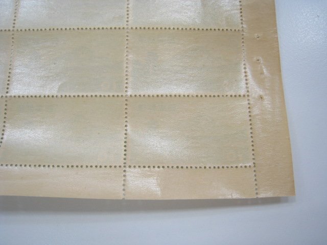 ★1円スタート 日本切手 第一次国立公園シリーズ 支笏洞爺 羊蹄山 10円 1953年 昭和28年 20面シート 未使用品 ｛Y07026｝_画像7