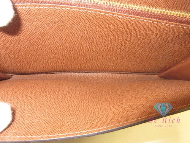 ルイ ヴィトン LOUIS VUITTON 二つ折り財(cái)布 長財(cái)布 M61734 モノグラム ポルトフォイユ サラ ブラウン LV ロゴ【中古】【送料無料】 bs4079
