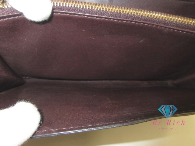 ルイ ヴィトン LOUIS VUITTON 二つ折り 長財布 モノグラム ヴェルニ ポルト フォイユ サラ M93524 アマラント レザー【中古】bs4048