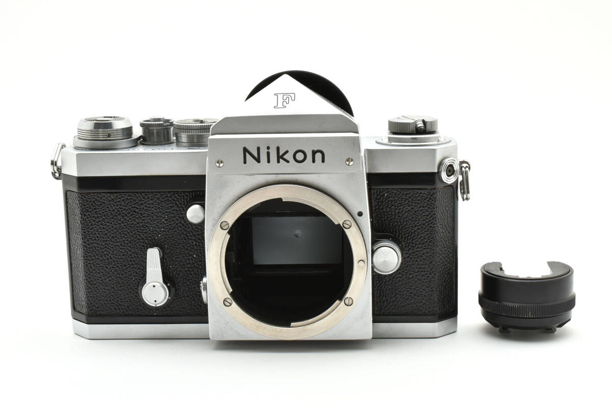 Nikon F アイレベル 35mm 一眼レフフィルムカメラボディ シルバー ニコン 395_画像1