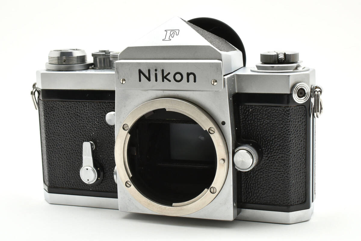 Nikon F アイレベル 35mm 一眼レフフィルムカメラボディ シルバー ニコン 395_画像2