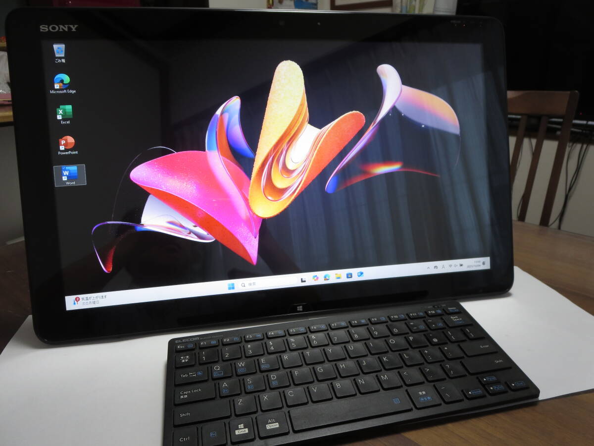 良好 VAIO Tap20 SVJ2022AJ Core i7 メモリー8GB/500G/Windows11/Office365