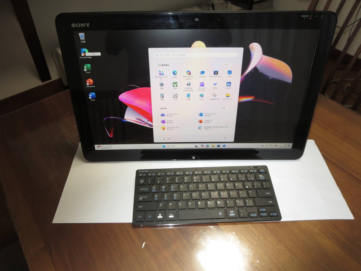 良好 VAIO Tap20 SVJ2022AJ Core i7 メモリー8GB/500G/Windows11/Office365