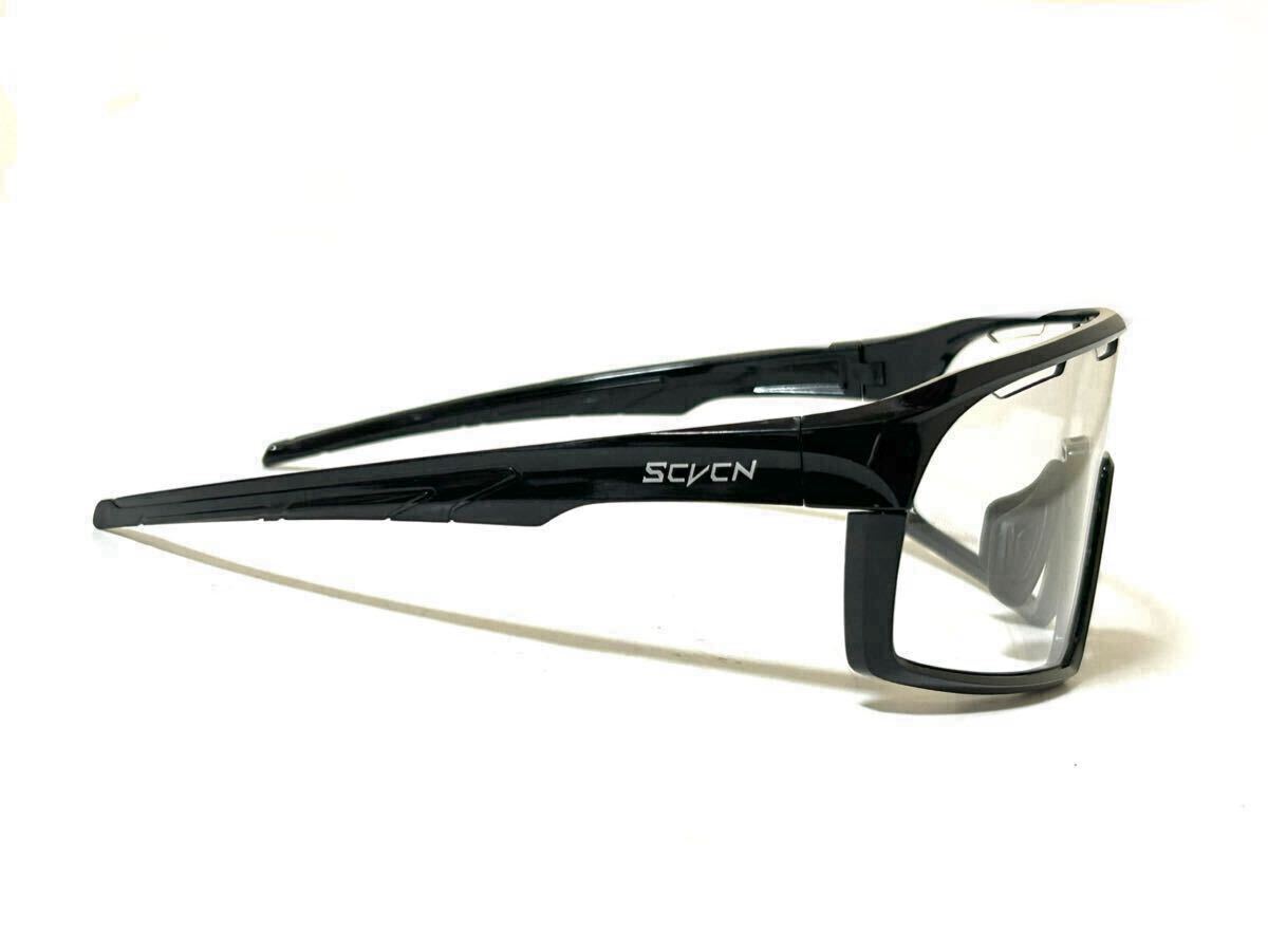 【送料無料特価】SCVCN 調光サングラス クリア→スモークレンズ新品未使用 《ゆうパケットポスト発送/ロードバイクサングラス/KAPVOE》_画像5