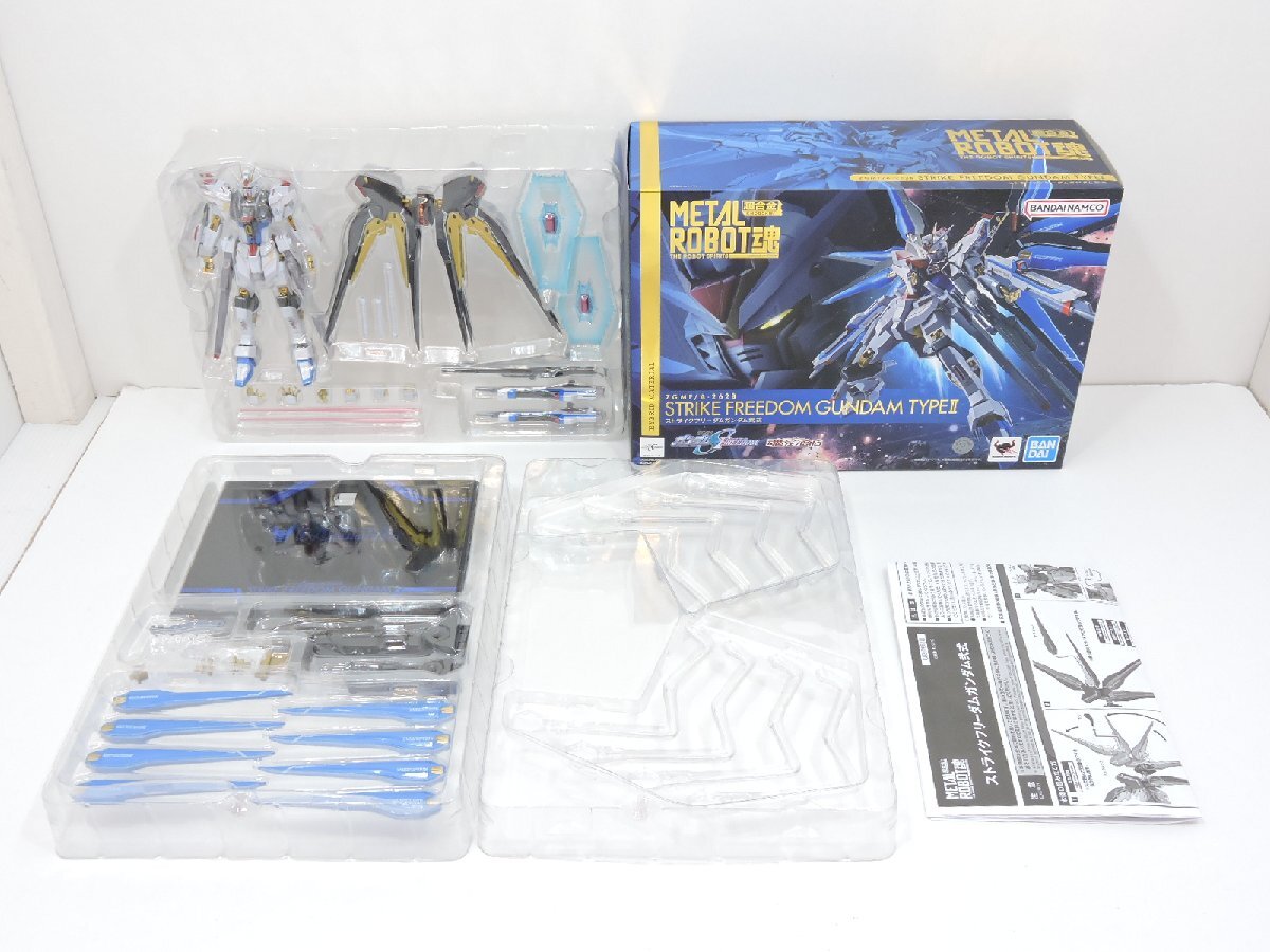  Bandai METAL ROBOT душа SIDE MS Mobile Suit Gundam SEED FREEDOM ZGMF/A-262B Strike freedom Gundam . тип б/у товар [B063I881]