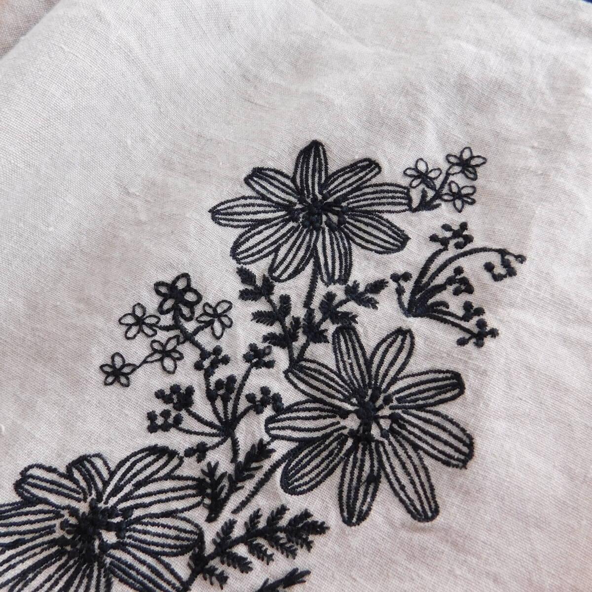 私の部屋★１回着★リネンブラウス★麻100★D814_画像3