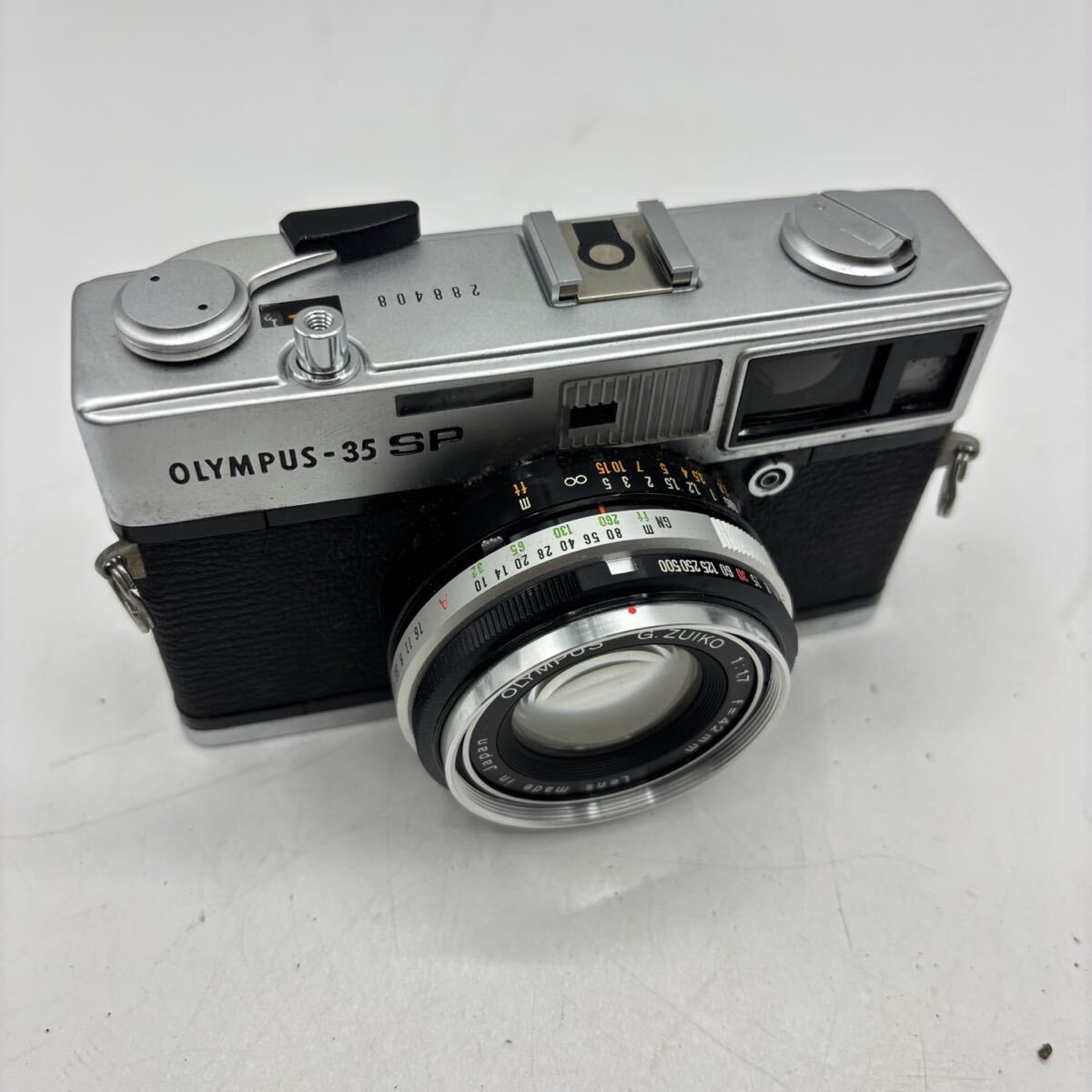 OLYMPUS OLYMPUS-35SP オリンパス レンジファインダー フィルムカメラ G.ZUIKO 1:1.7 f=42mm 1969年頃 ヴィンテージ レトロ アンティーク _画像8