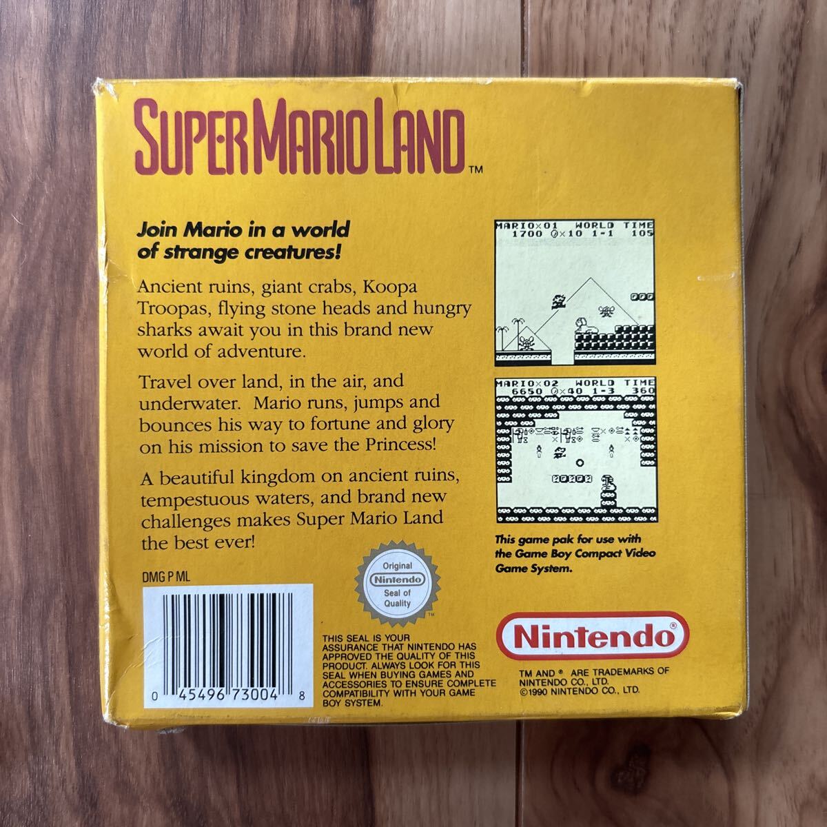 ☆ゲームボーイ Nintendoスーパーマリオランド 箱のみ