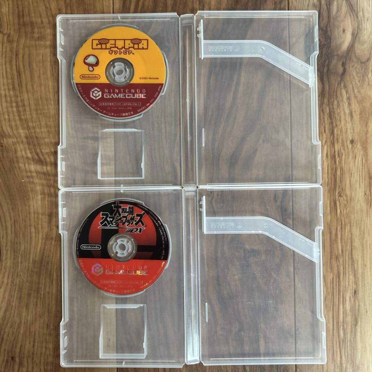 ●未チェックジャンク品　2002FIFAワールドカップ　マリオカート　ギフトピア　大亂闘スマッシュブラザーズ ゲームキューブ