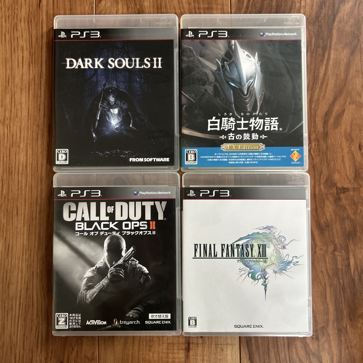 ●@未チェックジャンク品　ダークソウル2 ブラックオプス2 ファイナルファンタジーXIII 白騎士物語 PS3 ソフト_画像1