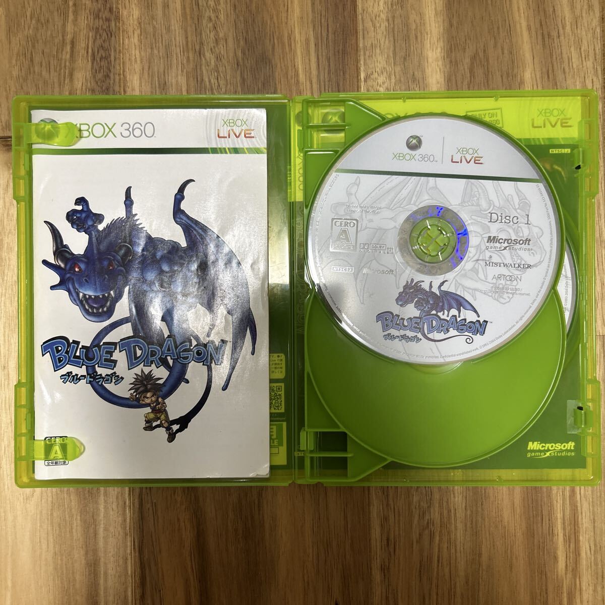 ●1未チェックジャンク品 ブルードラゴン  XBOX360 ソフト_画像4