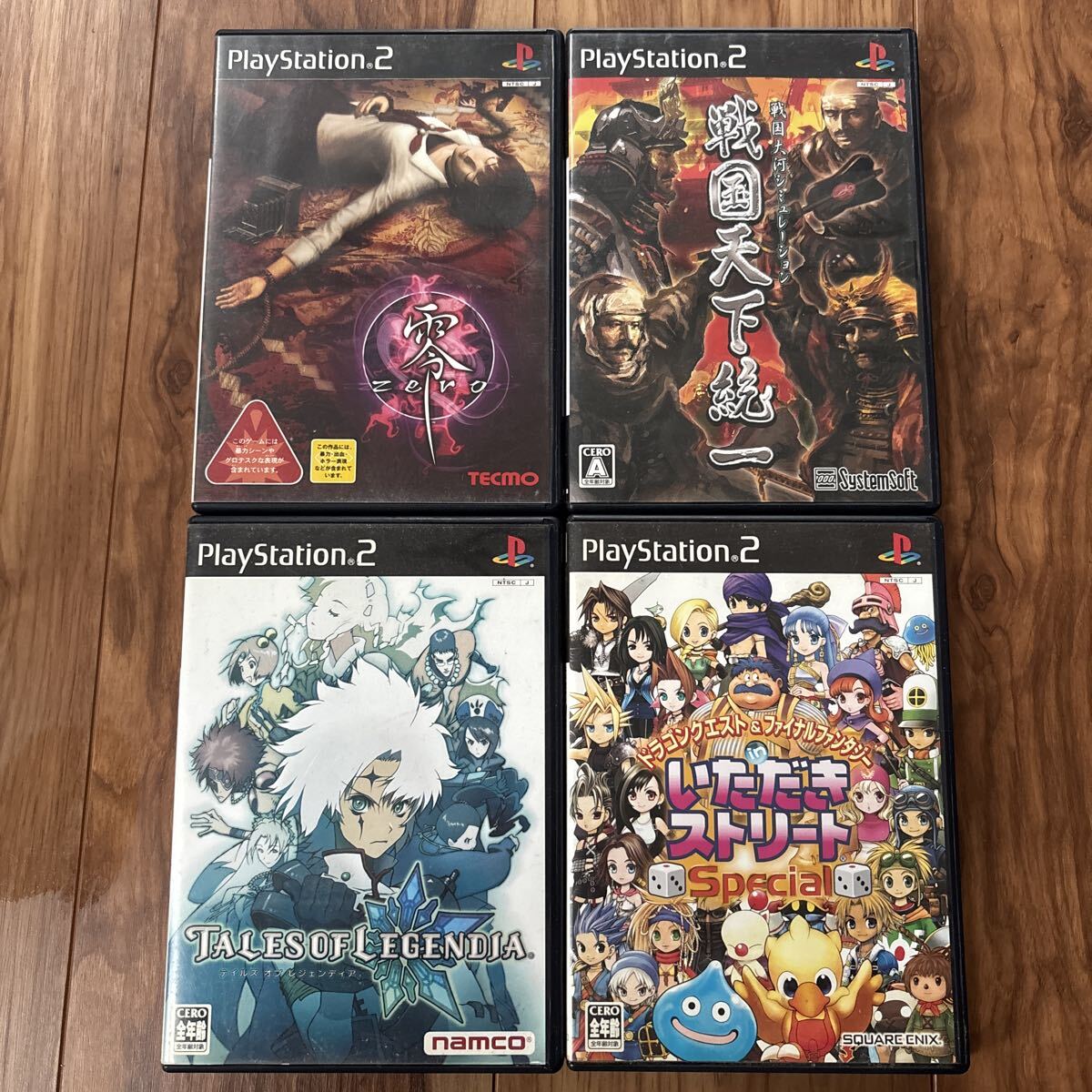 ☆未チェックジャンク【PS2】 戦国天下統一 零 テイルズオブレジェンディア いただきストリート プレステ2 ソフト_画像1