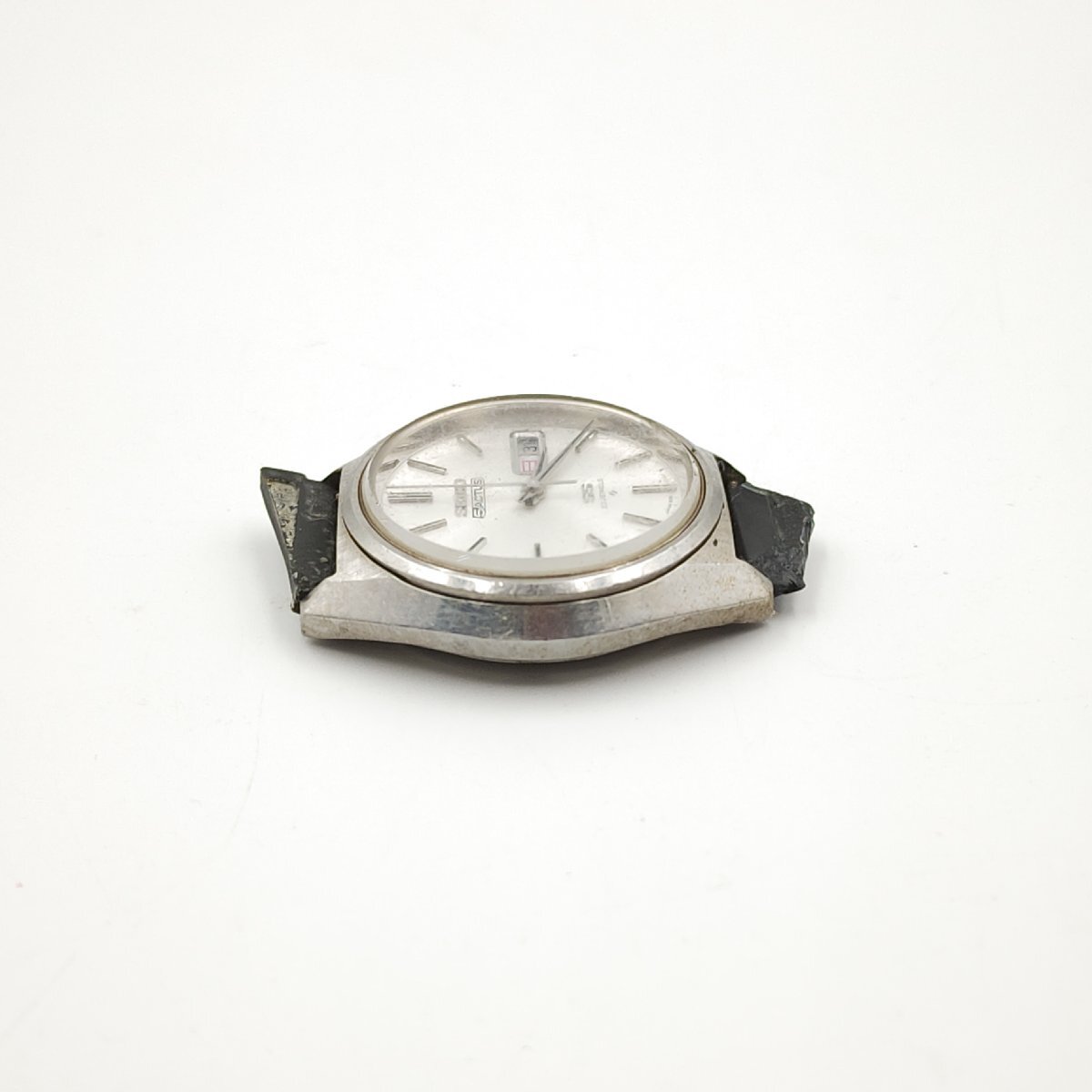 セイコー5 アクタス SS 6106-7580 自動巻き メンズ腕時計 シルバーの画像4