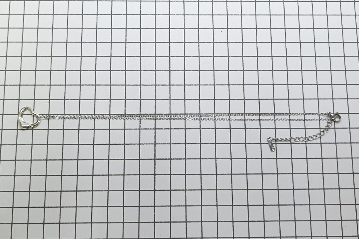 1円 TIFFANY ティファニー ネックレス オープンハート エルサペレッティ SV925 アクセサリー_画像9