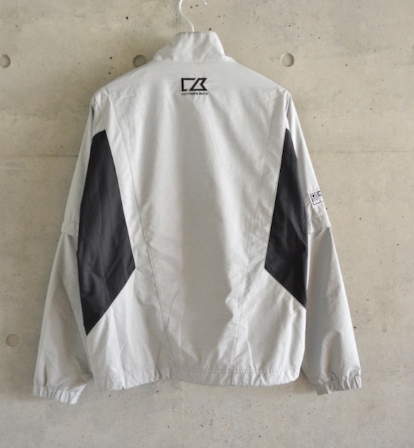 【 カッター&バック 】2WAY 長袖 半袖 ジップアップ ジャケット ウィンドブレーカー Mサイズ CUTTER & BUCK_画像2