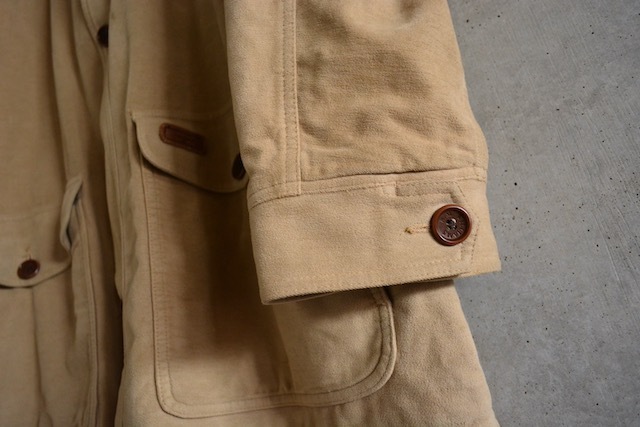 オーストラリア製【 R.M.Williams 】モールスキン カバーオール XLサイズ / コットン 襟レザー ジャケット _画像6