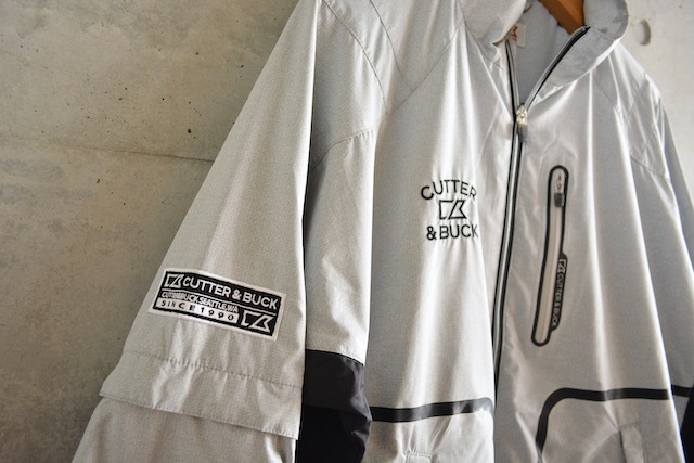 【 カッター&バック 】2WAY 長袖 半袖 ジップアップ ジャケット ウィンドブレーカー Mサイズ CUTTER & BUCK_画像5