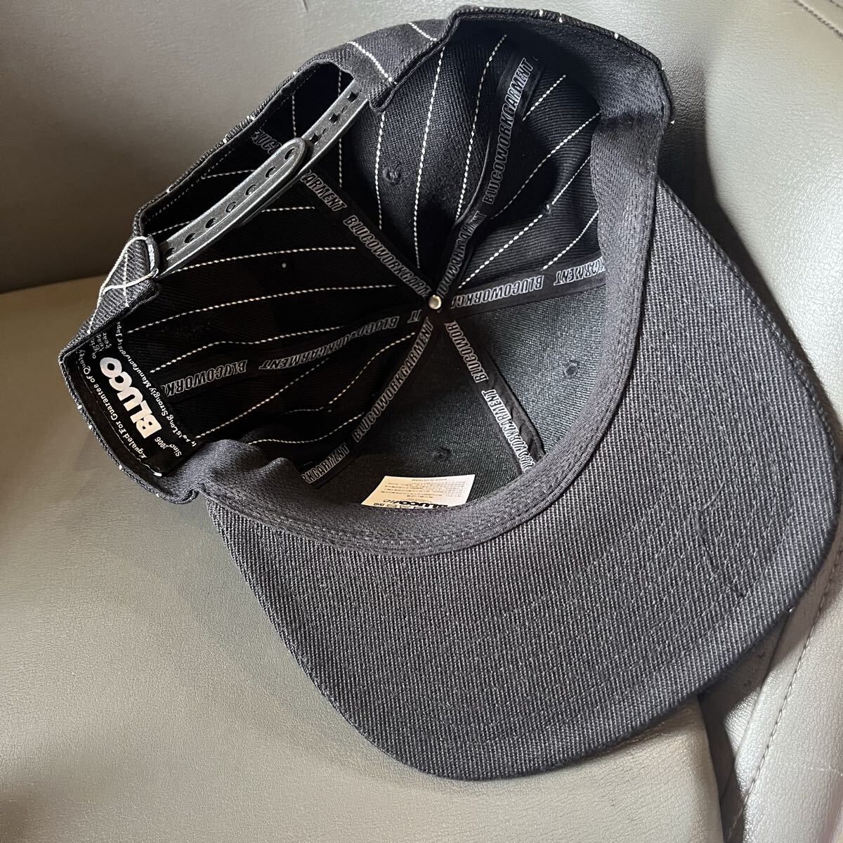 BLUCO/ブルコ 6PANEL CAP BASEBALL ブラック _画像5