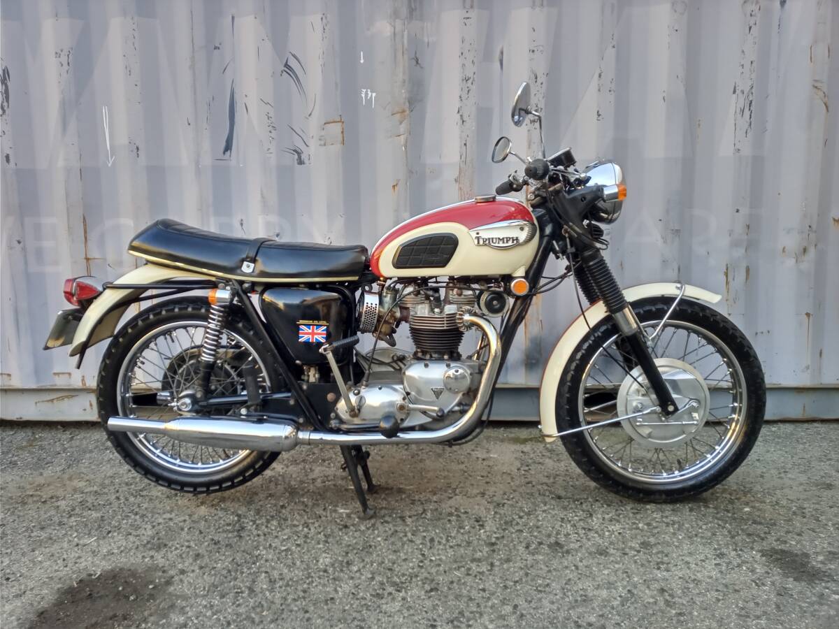 1969y T120R Bonneville Showa 44 год ., внутренний регистрация. машина!