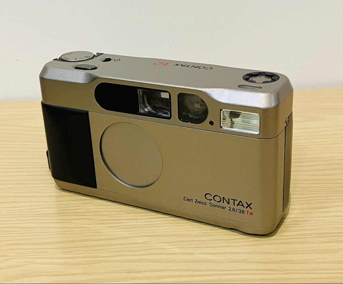 CONTAX コンタックス T2　動作確認済み　外箱と専用ケース付き　フィルムカメラ　＃5191_画像3