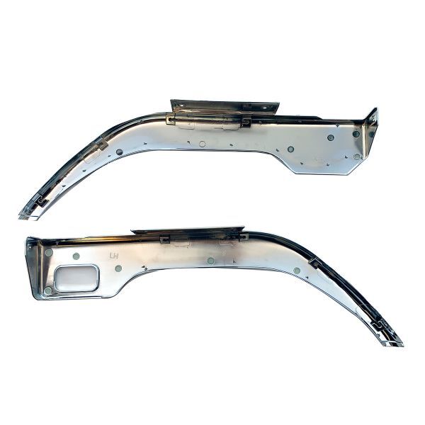 本州送料無料　三菱ふそう NEWキャンター メッキ フェンダー ワイド 標準低床用 ニューキャンター 左右セット_画像3