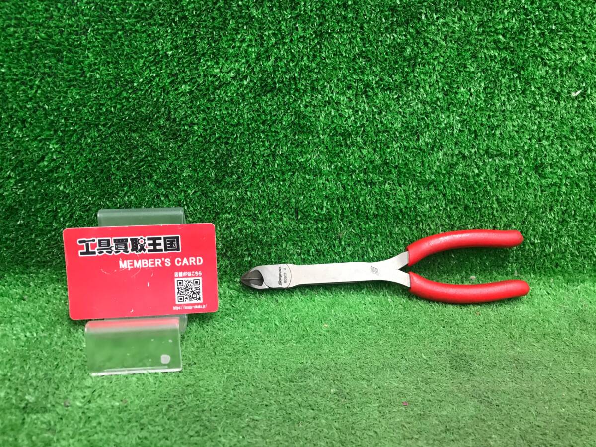 【中古品】★Snap-on スナップオン 7` コンパクトヘッド ロングニッパー 808CF / ITWSRCU480CG_画像1