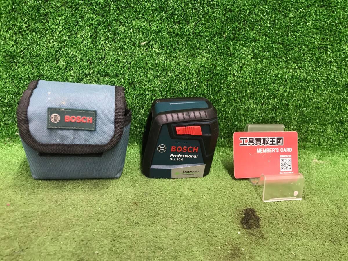 【中古品】★BOSCH(ボッシュ) クロスラインレーザー(ダイレクトグリーンレーザー) GLL30G　/　ITSDI237E2JG_画像1