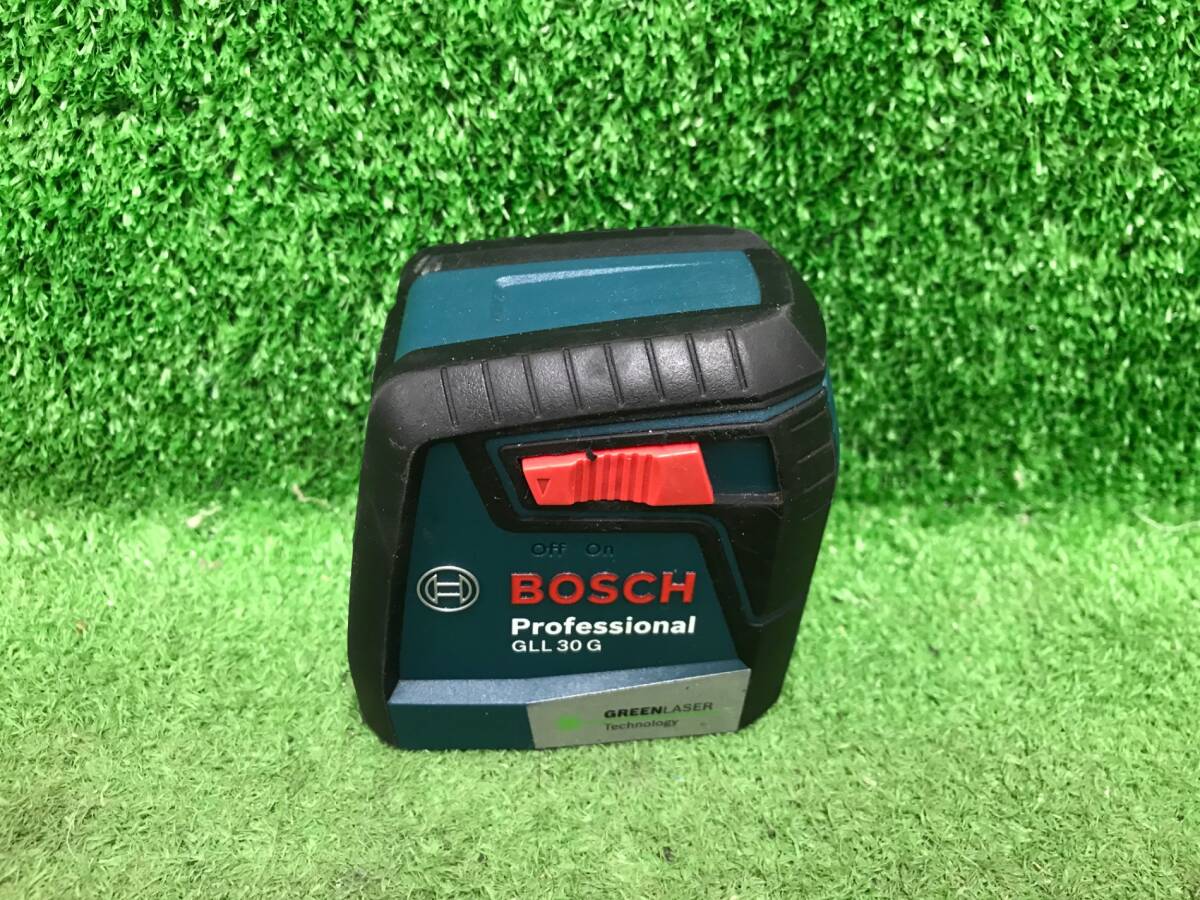 【中古品】★BOSCH(ボッシュ) クロスラインレーザー(ダイレクトグリーンレーザー) GLL30G　/　ITSDI237E2JG_画像6