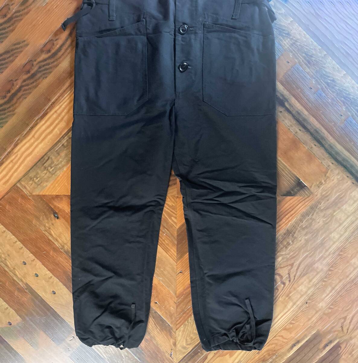 2020 Engineered Garments エンジニアードガーメンツ Waders - Double Cloth XS 黒 オーバーオール_画像4