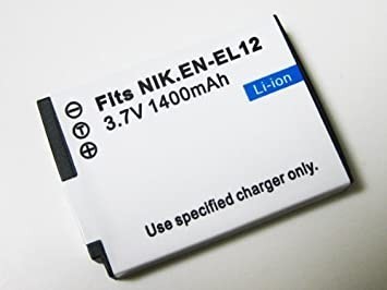◆送料無料◆ニコン Nikon EN-EL12 互換 バッテリー 1400mah COOLPIX S6000 対応 互換品_画像1