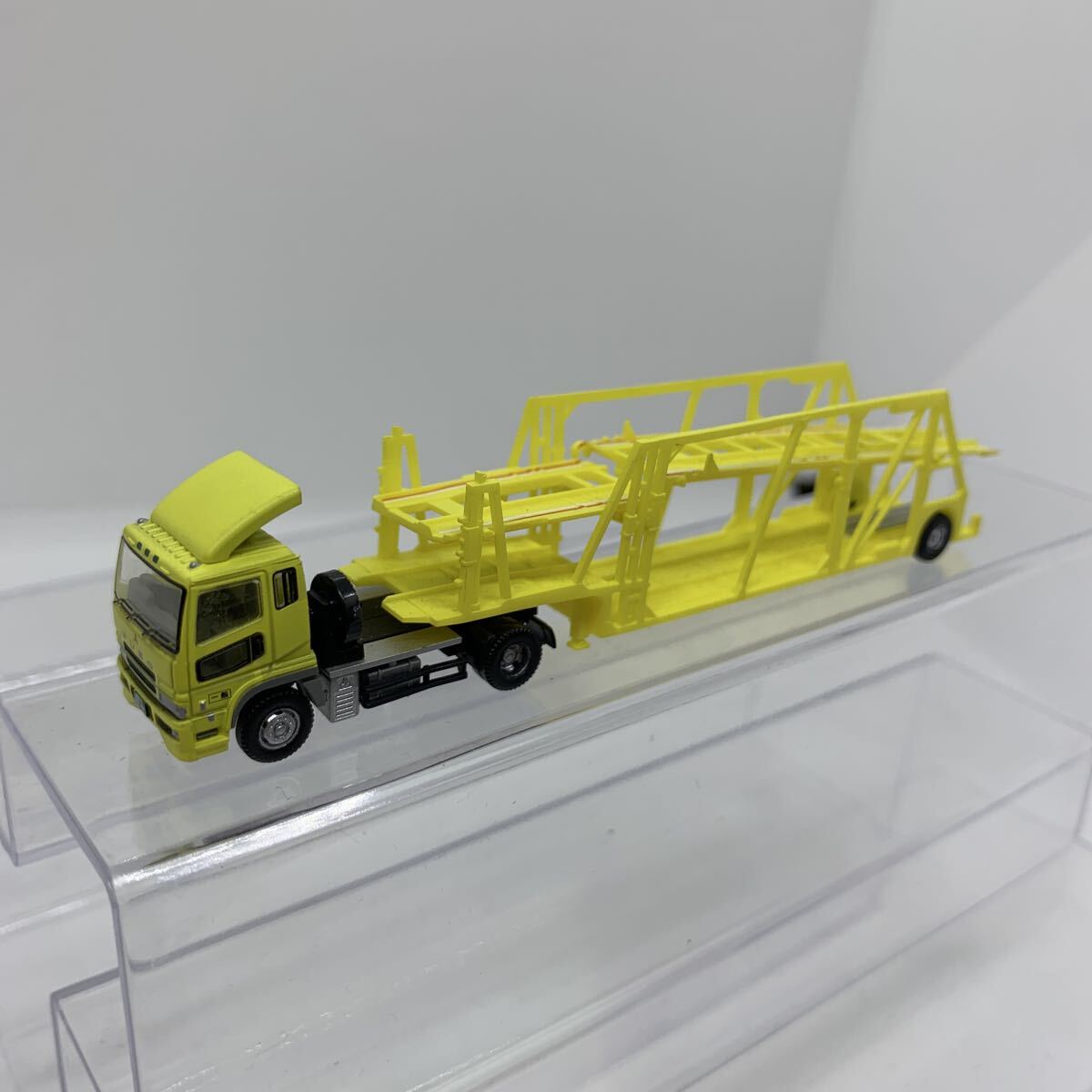 トレーラーコレクション第9弾 キャリアカー スーパーグレート 黄色 088 現状品 1円〜_画像1