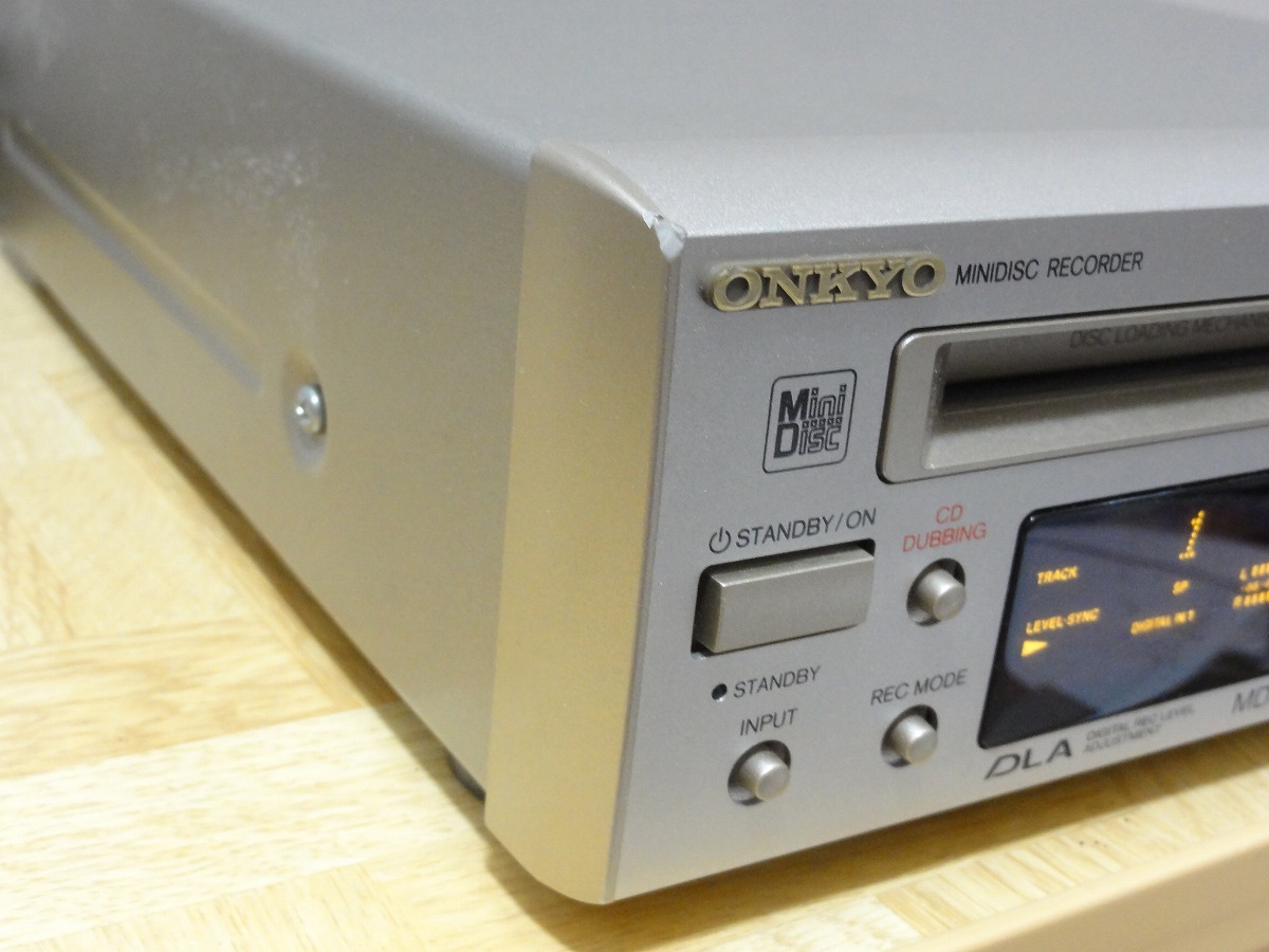 ★動作品★ONKYO オンキヨー INTEC205 MDデッキ MD-105TX MDLP対応 送料無料 _画像2